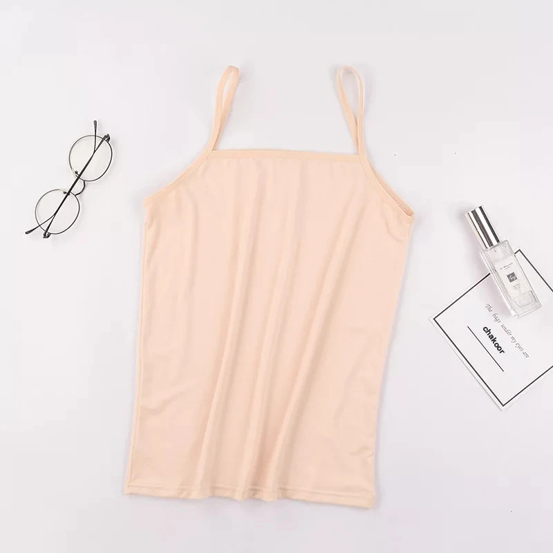 CHOAKAS PACK OF 3 COTTON CAMISOLE - choakas