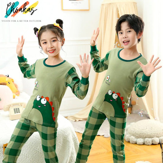 Green Dragon Printed Kids Wear - choakas