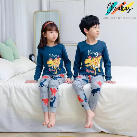 King Dino Printed Kids Wear - choakas